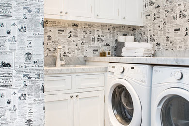 Inspiration for a laundry room remodel in Los Angeles