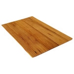 Enrico - 15" Charcuterie Board - 15" X 9.5" charcuterie board.  These charcuterie boards are handcrafted in the USA using refurbished 150-year-old edge-grain lumber.  Each piece shows signs of the previous use.  Hand wash only.  Food-safe mineral oil finish.