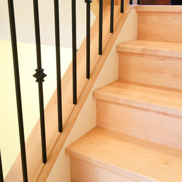 Split-Level Custom Stairs