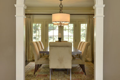 Dining room photo in New York