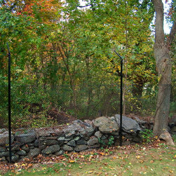 1-1/4" Opening Black Chain Link Deer Fence - Home Fencing And Gates