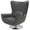 Ilan Modern Lounge Chair by Nuevo Living, Grey