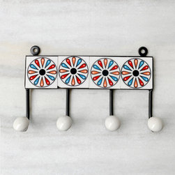 Ceramic Hooks - Robe & Towel Hooks