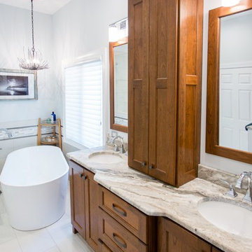 Fantasy Brown Marble Vanity