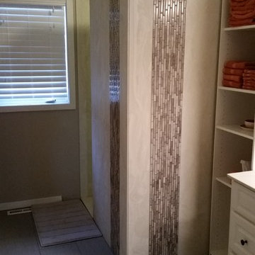 Door less Shower Remodel