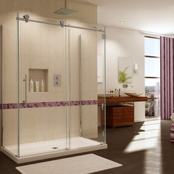 Fleurco Kinetik In-Line KR 69"- 72" Door with Two 36" Return Panels KR36936 - Bath Products