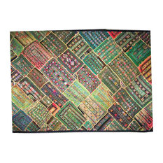 Mogul Interior - Consigned Wall Art Tapestry Kutch Wall Hanging Throw Embroidery - Tapestries