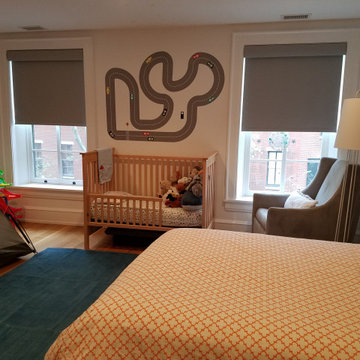 Delancey Place Kid's Bedroom - Lutron Triathlon Battery Powered Motorized Shades
