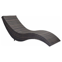 Hassleholtz Beach Chaise Lounge Brown
