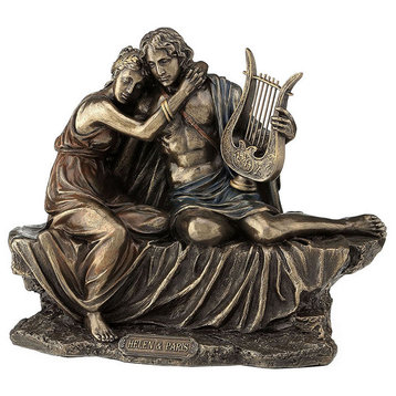 Helen and Paris, Myth and Legend Statue