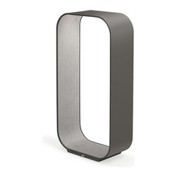 Pablo Designs Large Graphite Coal Contour Table Lamp - Table Lamps