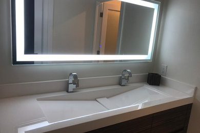 Modern bathroom in Miami.