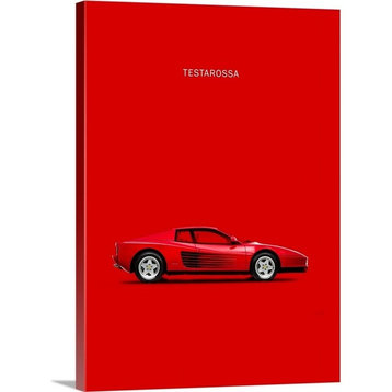 "Ferrari Testarossa 84" Wrapped Canvas Art Print, 18"x24"x1.5"