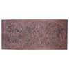 Consigned Vintage Headboard Carved Moment Of Ecstasy Love Art Eclectic Decor