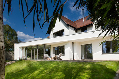This is an example of a contemporary exterior in Gloucestershire.