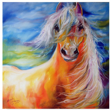 Marcia Baldwin 'Bright Day Equine' Canvas Art, 24"x24"