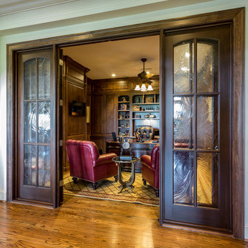 Executive Home Office & Paneled Walls