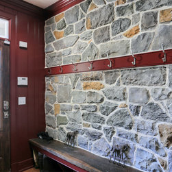 Traditional Rustic Residential Home - Landscaping Stones And Pavers