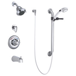 Contemporary Tub And Shower Faucet Sets by Buildcom