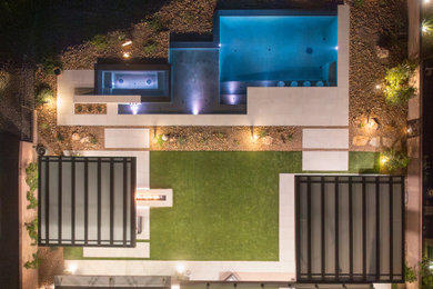 Minimalist home design photo in Las Vegas