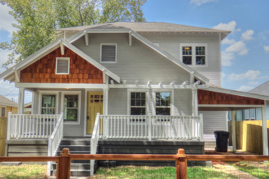 Arts and crafts exterior home photo in Houston