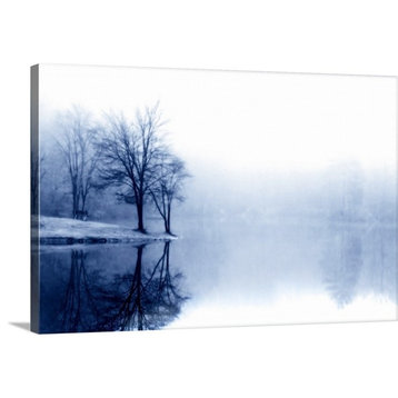 Fog on the Lake III Wrapped Canvas Art Print, 18"x12"x1.5"