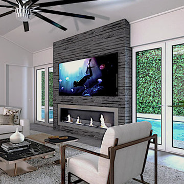 Venetian Islands Miami Living Room Remodel