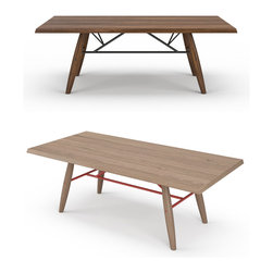 Connection Wooden Top Dining Table by Huppe - $3,299.00 - Dining Tables