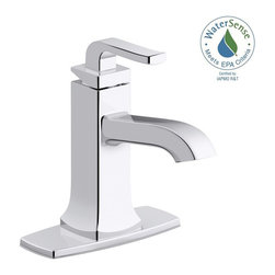 Rubicon Single Hole 1-Handle Bathroom Faucet in Polished Chrome - Bathroom Sink Faucets
