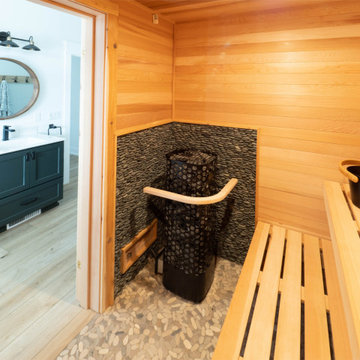 Grand Rapids Custom Home Sauna