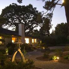 patio next to pool