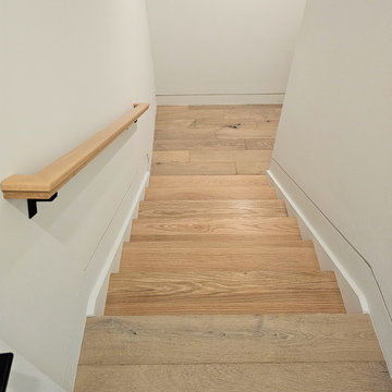 Project #108 | Red Oak Staircase in Light-Filled Space