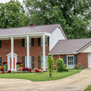 Metal Roofing - Oxford Metal Shingle in Mustang Brown House 3