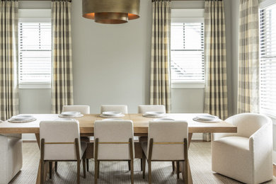 Inspiration for a transitional dining room remodel in Nashville