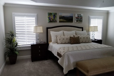 Master bedroom photo in Orlando