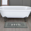 Mohawk Home His/Hers Accent Bath Rug, Pewter, 2'x3'4", "His"