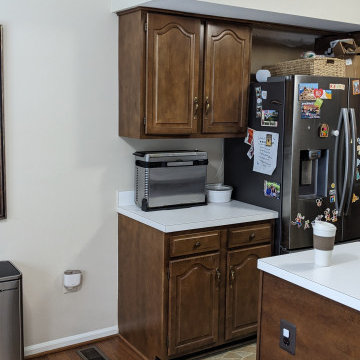 McLean Commons Transitional Kitchen and Bathroom Remodel