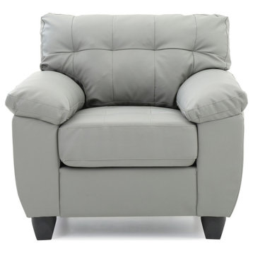 Gallant Gray Upholstered Accent Chair
