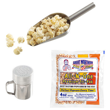 10oz Popcorn Machine Popcorn Packets All-in-One Movie Theater Style