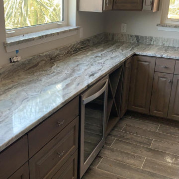 Large-scale Fantasy Brown Dolomite Countertops