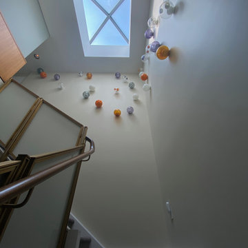 Staircase with skylight