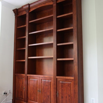Built-In Library Cabinets with Shelving