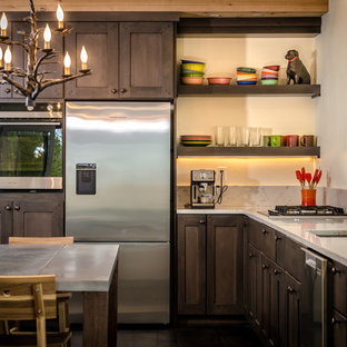 cuisine en l moderne  photos et idées déco de cuisines