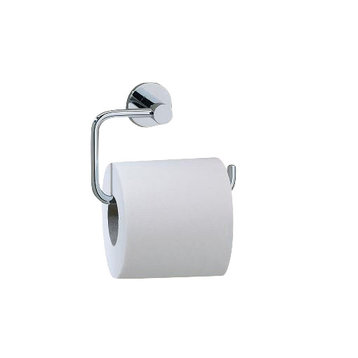 Porto Toilet Roll Holder Without Lid, Polished Nickel
