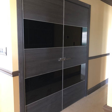 Indigo Doors - building at Ramrod Keys with Titanium Gray Chestnut Doors