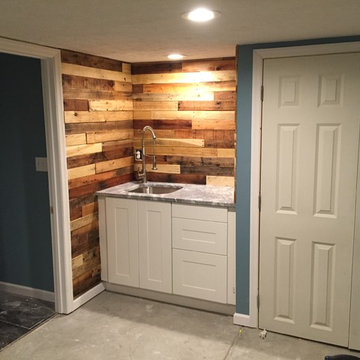 Pallet Wood Backsplash