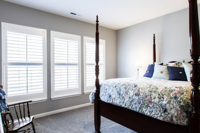 Inspiration for a transitional bedroom remodel in Indianapolis