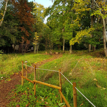 Allée champêtre du parc de la vallée