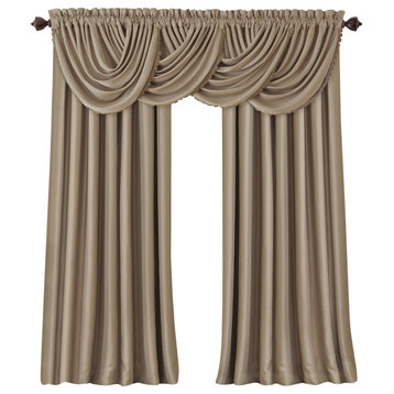 All Seasons Blackout Window Curtain, Taupe, 52 in. X 84 in.