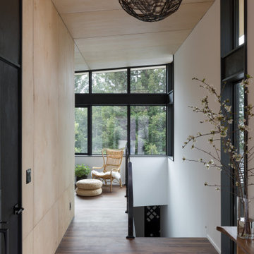 Interior Front Entry with Birch Plywood Accents